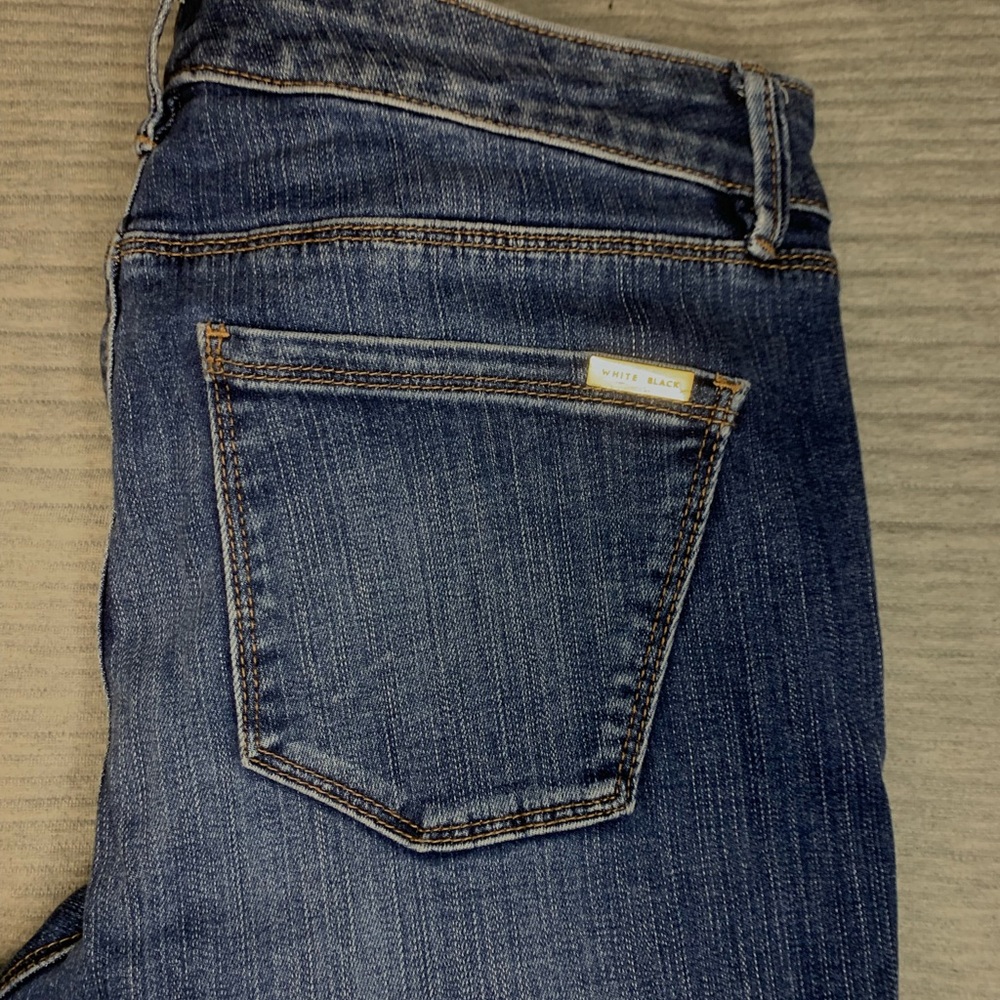 White House Black Market Blue Skinny Jeans
